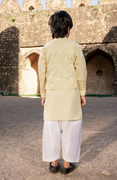 3 Pcs Kurta Shalwar Waist Coat